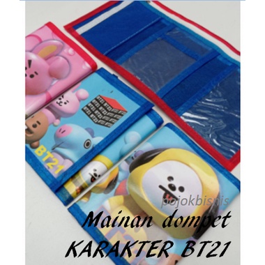 DOMPET BT21 BTS BANGTAN / DOMPET MAINAN ANAK BT21