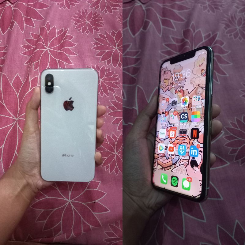 Iphone X Silver 256 GB Face ID Off