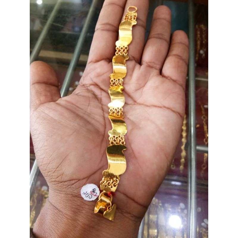 Gelang model emas 24k kadar 99