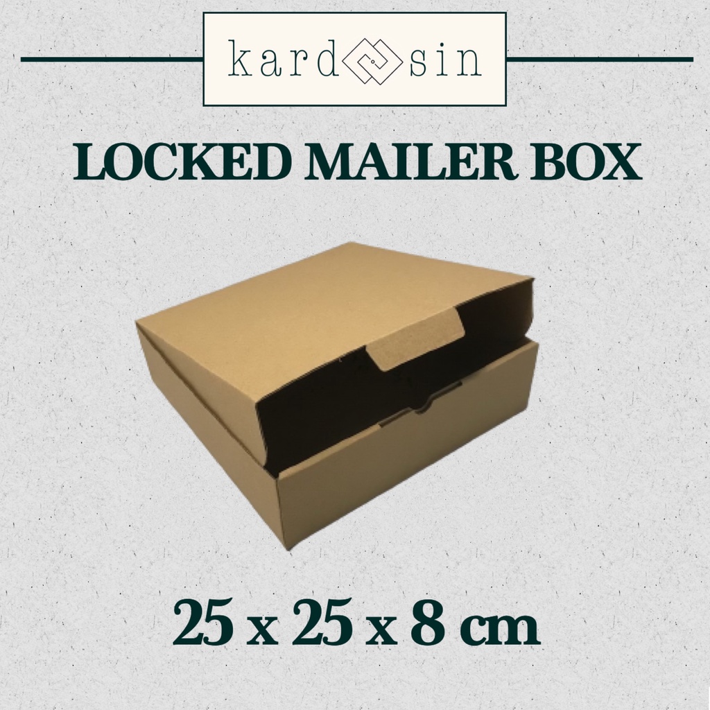 KARDUS PACKING PIZZA BOX COKLAT PACKAGING POLOS CUSTOM SABLON MAKANAN BAJU DIE CUT E-FLUTE E FLUTE K