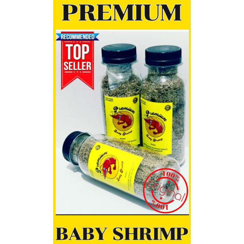 Baby shrimp pakan ikan cupang pakan ikan guppy pakan ikan kecil makanan ikan hias