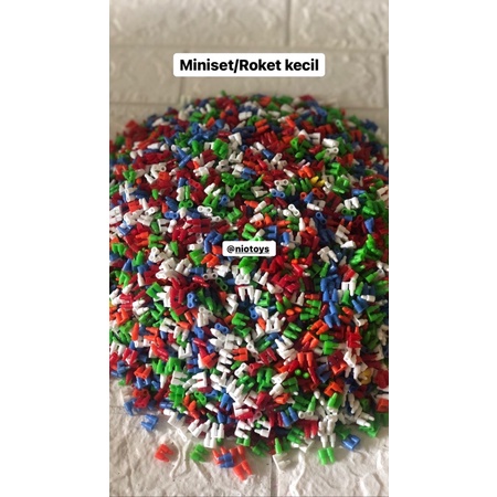 Lego jadul kiloan/MINISET/ROKET IMUT/1000gr/1kg/mainan edukasi anak