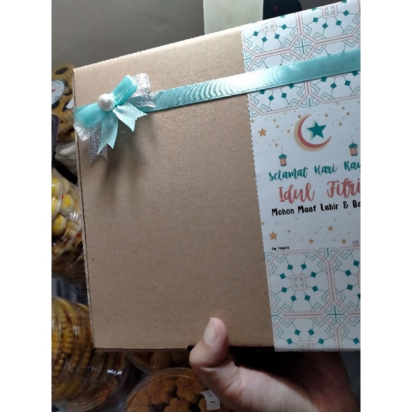 

Brownies sekat hampers idul fitri | idul fitri hampers