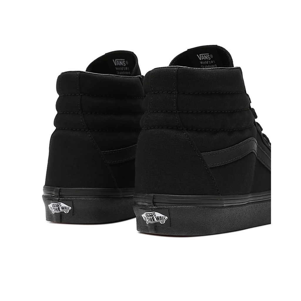 SEPATU VANS OFF THE WALL | SK8 HI BLACK BLACK