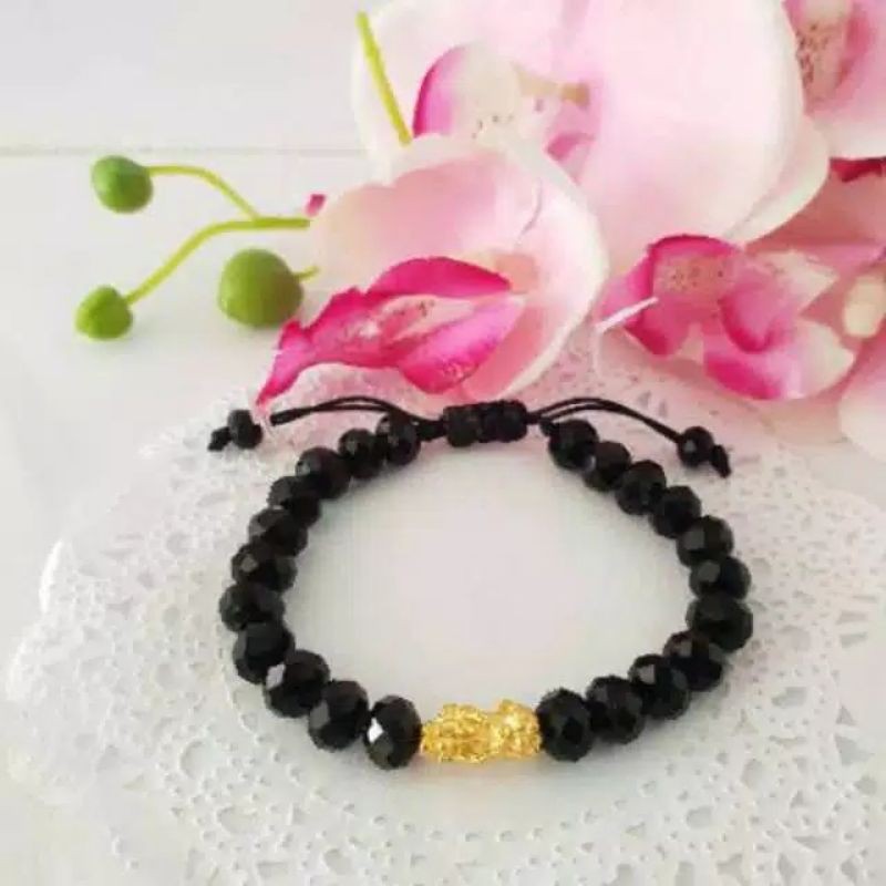 Gelang Naga Pixiu Emas Asli Hongkong 24 karat / gelang jilyn baby naga