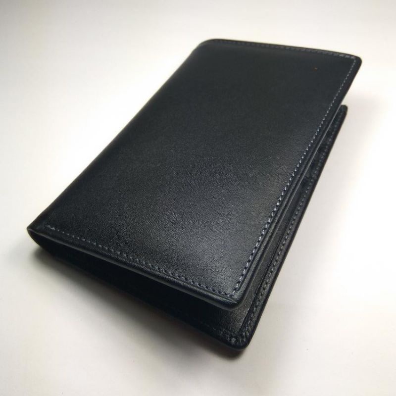 Dompet Kulit Asli Pria 3/4 3 Ruang Uang Kertas 15 Slot Kartu Dompet Cowok Lipat Kulit Asli