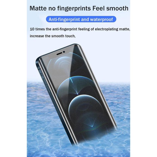 Anti-fingerprint screen protectors For iPhone 11 12 Pro Max Mini Hydrogel Film For iPhone 7 8 Plus X XS Max XR SE 2020 Film Glas