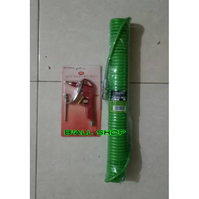 Selang Recoil 9 Meter Tekiro + Air Duster ATS Dalam 1 paket