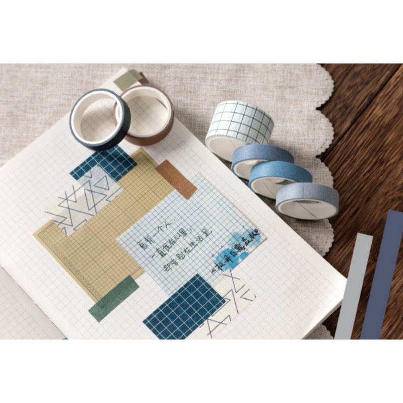 

Washi tape selotip motif pastel - dekorasi planner journal