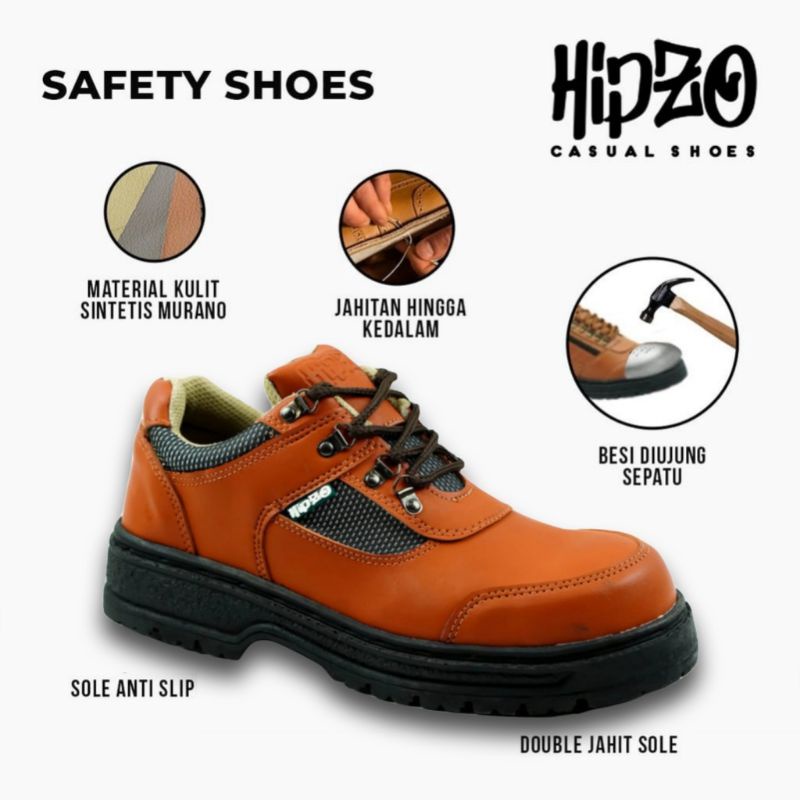 Safety Shoes Pria Premium Sepatu Safety Sefty Pria Wanita Ujung Besi Sepatu Proyek Krisbow Jogger Sp