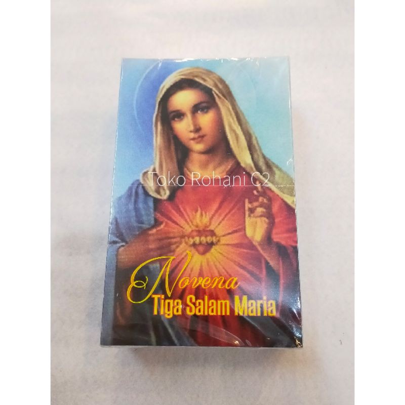 Buku Lembaran Doa - Novena Tiga Salam Maria - Buku Doa Rohani