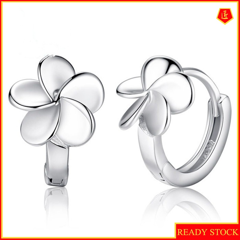 [Ready Stock]Women's Temperament Artistic Simple Flower Ear Clip