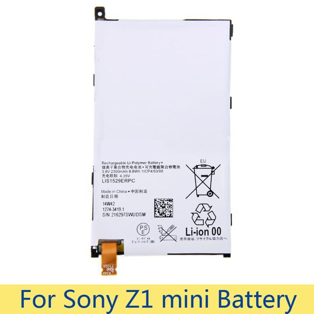 BATRE BATERAI SONY XPERIA Z1 MINI - Z1 COMPACT D5503 -S0-02F ORIGINAL