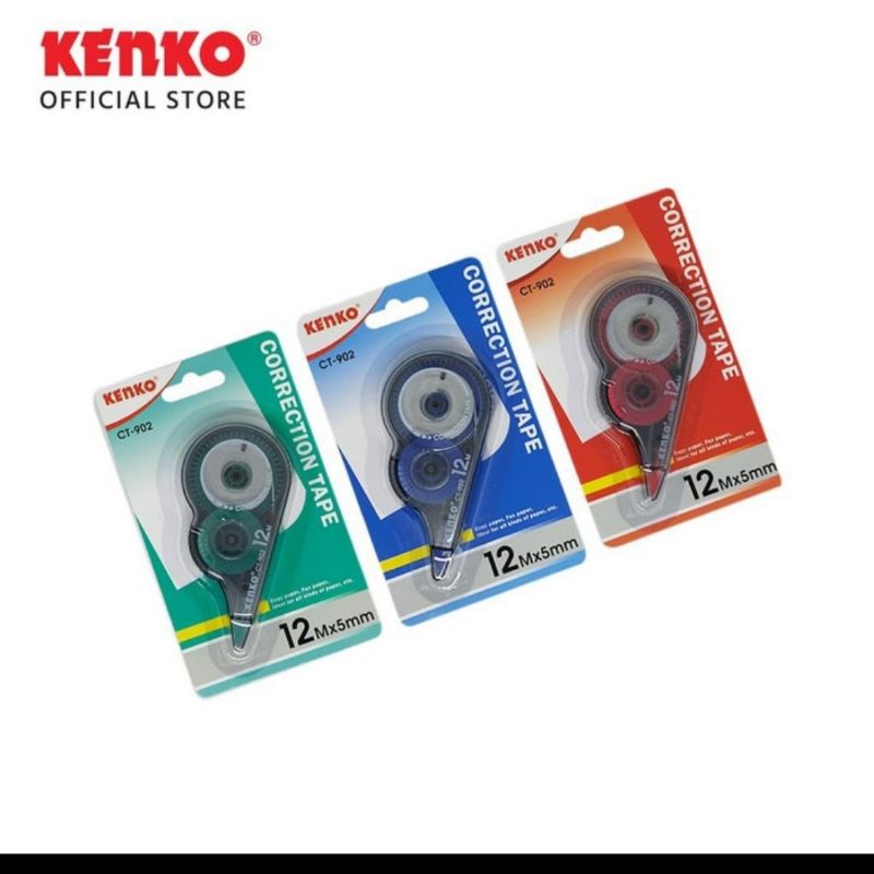 

Kenko Correction Tape CT-902 - Tip-Ex Kertas 12 Meter