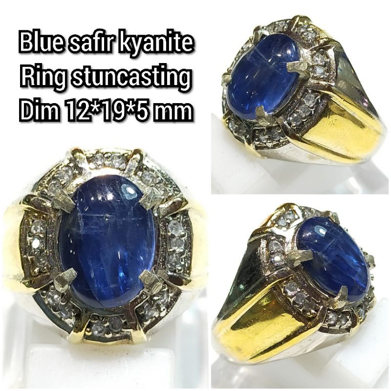 CINCIN BATU SAPPHIRE BLUE SAFIR KYANITE