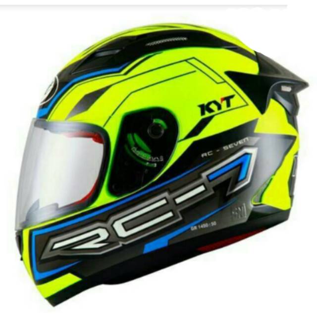 Helm KYT fullface KYT RC7 RC seven motif-2