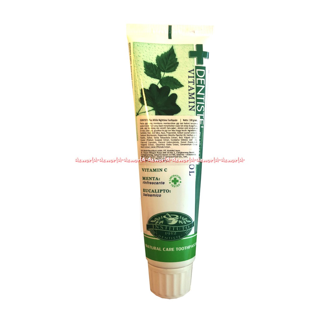 Dentiste Plus White Nightime Sensitif Toothpaste Odol Dentist 100ml Tube Gigi Sensitve Dentis Te