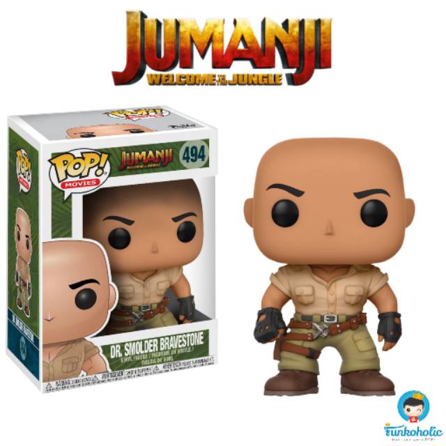 Funko POP Movies Jumanji: Welcome to the Jungle - Dr. Smolder Bravestone #494