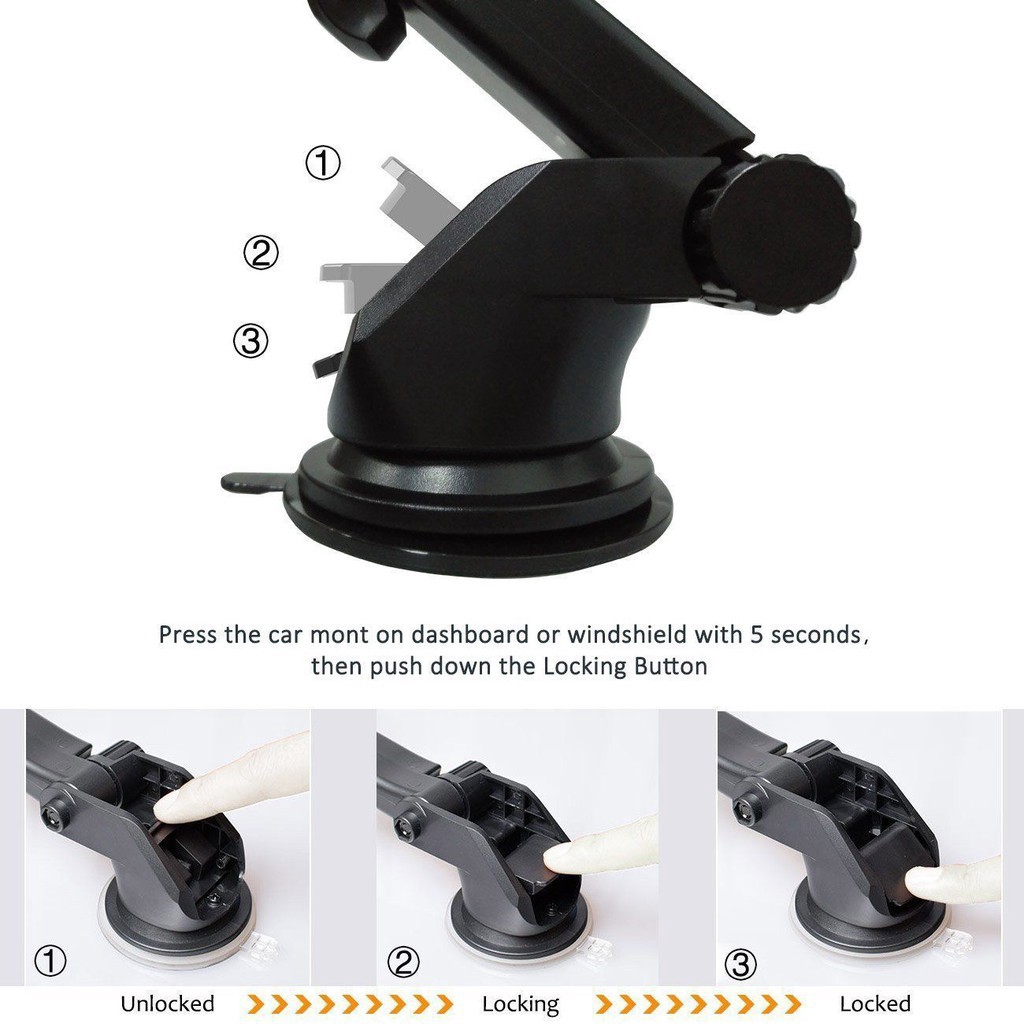 Universal 360 Rotasi Dudukan Ponsel Mobil / Dasbor Kaca Depan yang Dapat Ditarik Suction Phone GPS Mount / Di Dalam Mobil Dukungan Magnetik Smartphone Stand / Untuk iPhone 11 Pro XS Max Ponsel Android Xiaomi Huawei Samsung