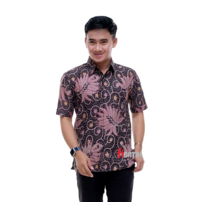 KEMEJA BATIK PRIA LENGAN PENDEK BIG SIZE JUMBO M.L.XL.XXL.XXXL.4L.5L.6L.7L.8L.9L.10L