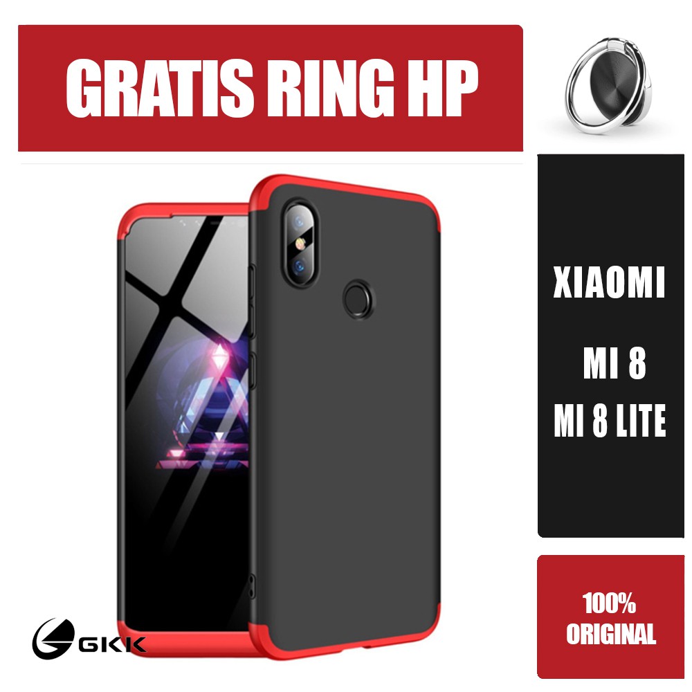 GKK Xiaomi Mi 8 Mi 8 Lite Armor 360 Full Cover Baby Skin Hard Case