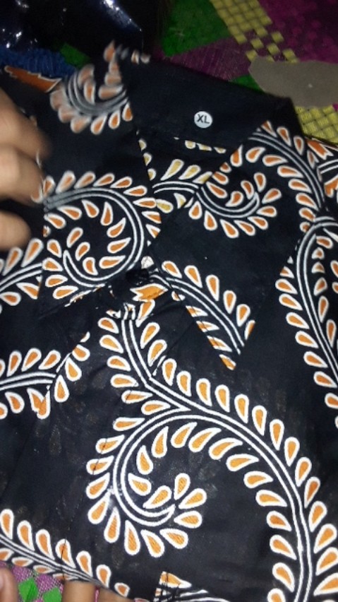 [new Arival] Wou Batik Couple Ayusita Ruffle Batik Couple Ori Ndoro Jowi Dnt Garansi Termurah- Bg094