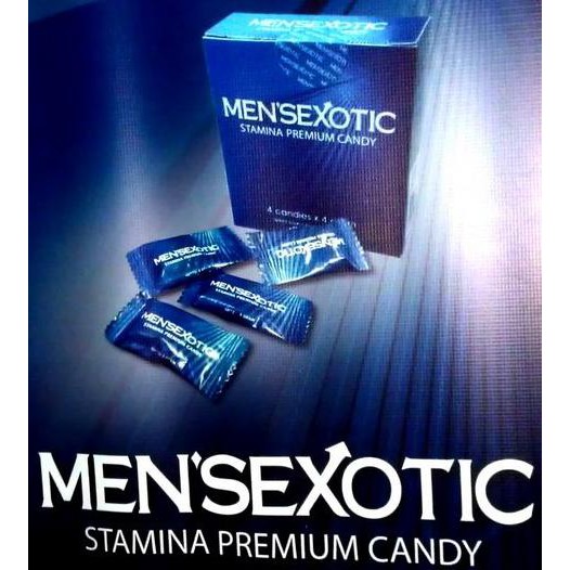 MEN SEXOTIK MENSEXOTIC CANDY PERMEN STAMINA = 4PCS ORIGINAL