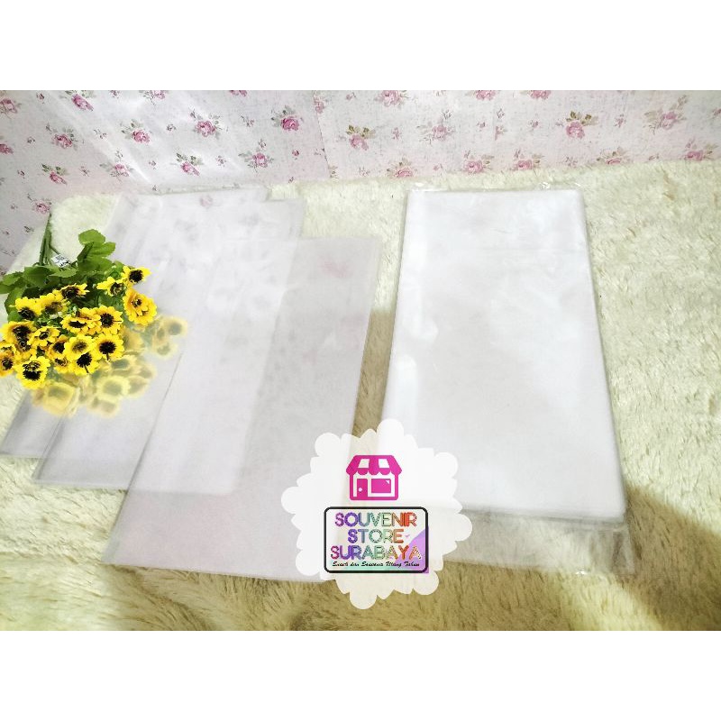 Plastik OPP polos ukuran 15 x 30 cm || Plastik Souvenir Polos || Opp polos ecer || Plastik pembungkus snack || Plastik Polos OPP