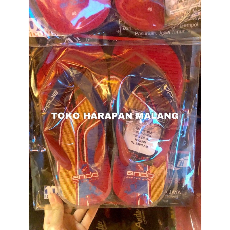 ando g force sandal jepit anak laki kecil tanggung [TOKO HARAPAN MALANG]