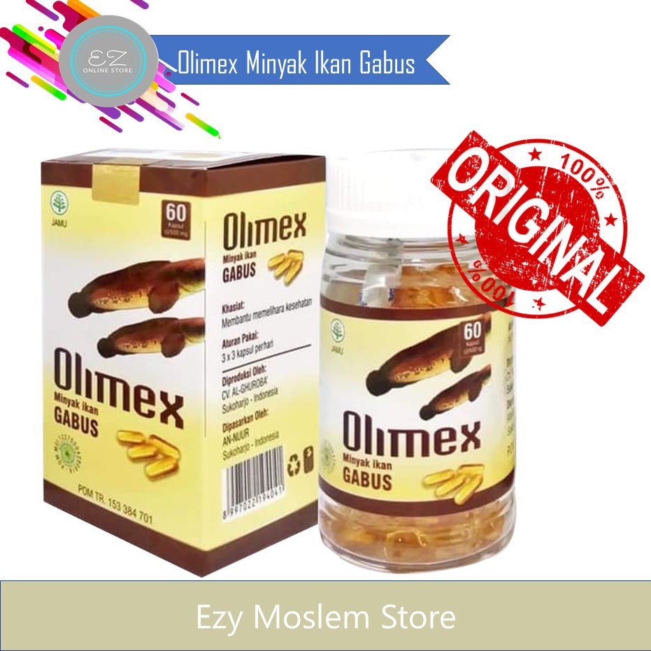 Olimex - Minyak Ikan Gabus - Minyak Albumin