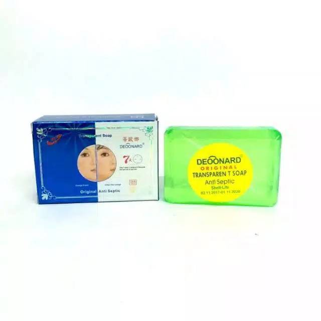 SABUN DEOONARD BIRU ANTI SEPTIC ORIGINAL/SABUN HIJAU