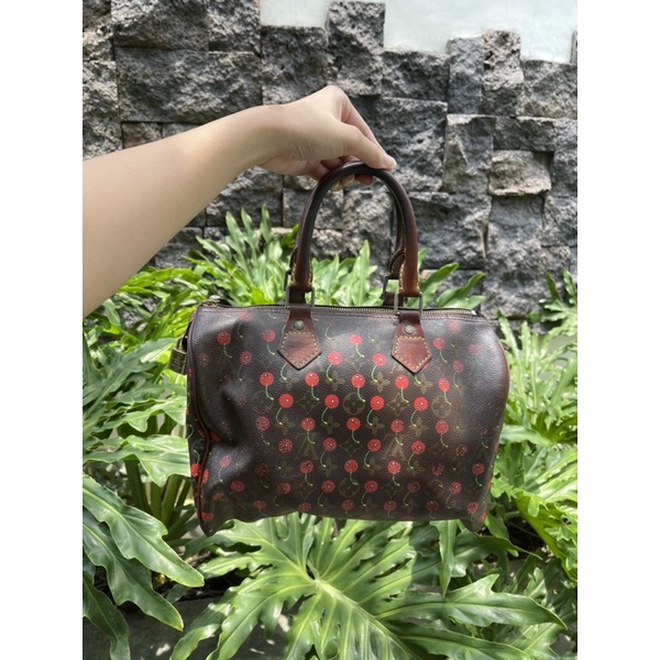 lv speedy cherry vintage authentic