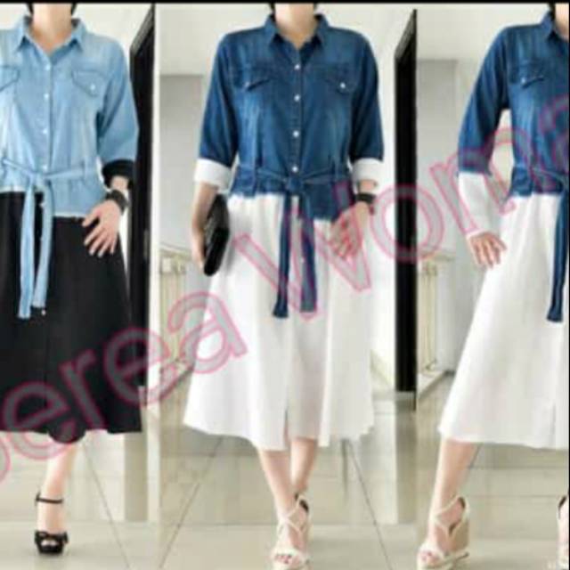 Tunik jeans ld 108 pb 120