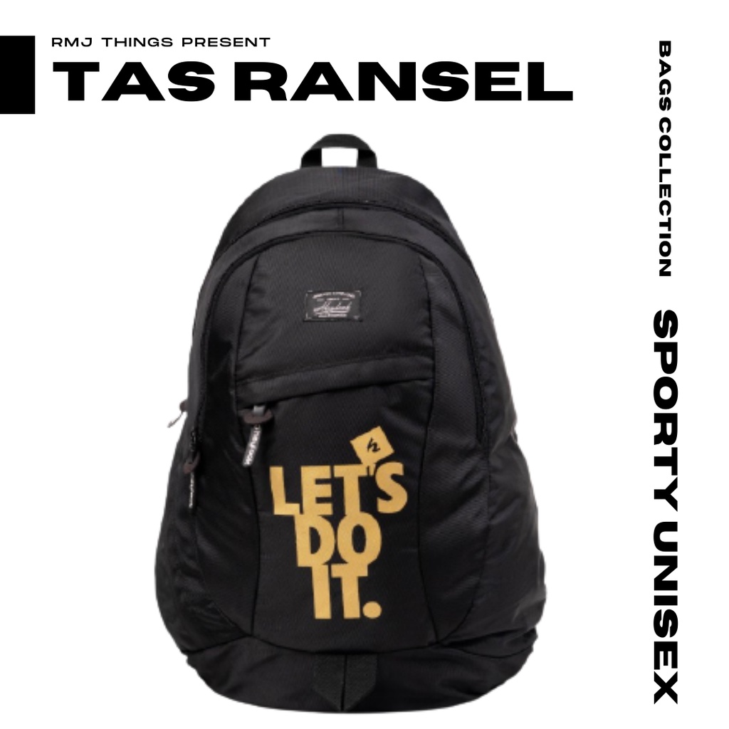 Tas Ransel Punggung Backpack Back Pack Sekolah Kuliah Kerja SMA Laptop Notebook Macbook Note Book Ma