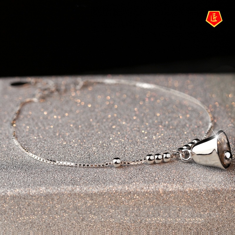 [Ready Stock]Fashion Silver Bell Bracelet