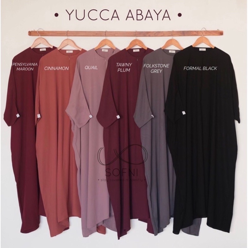 Preloved abaya Yucca by Sofni