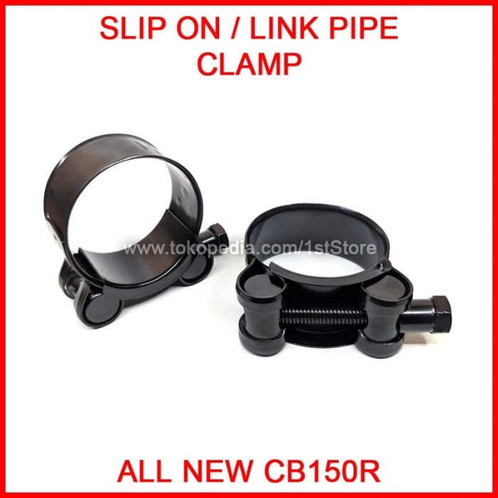 PROMO✨ - Klem Pipa Slip On Knalpot Racing All New CB150R CB 150R Mid Pipe Clamp