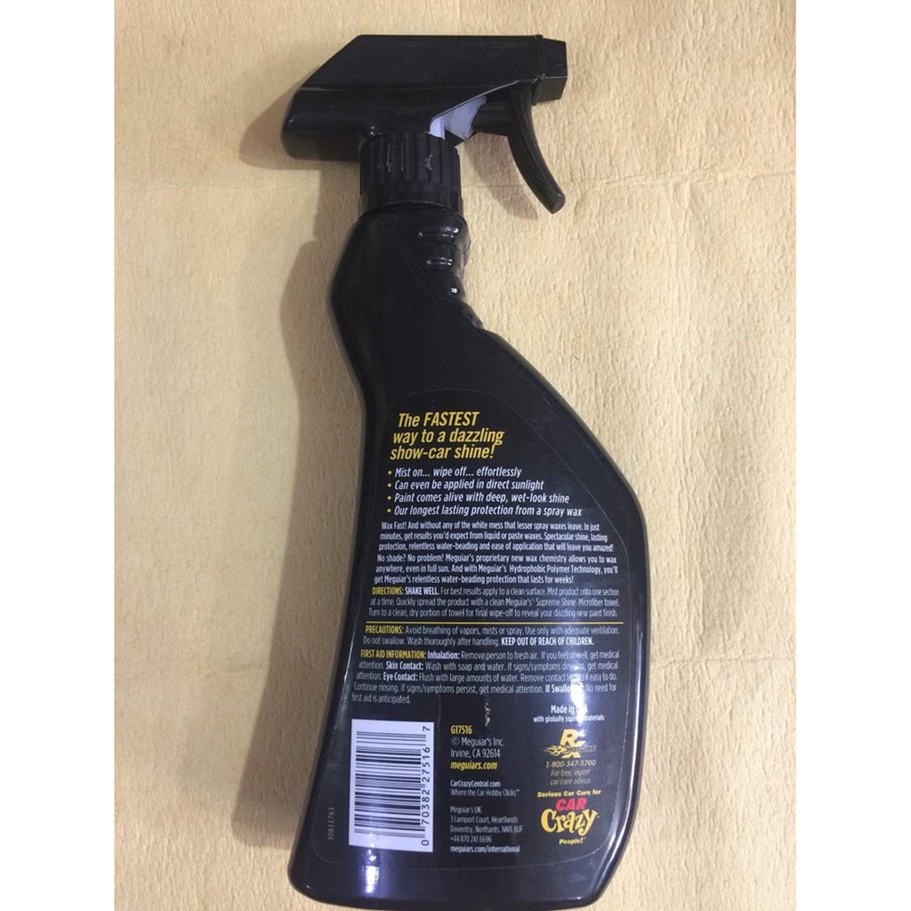 New Meguiars Ultimate Quik Wax