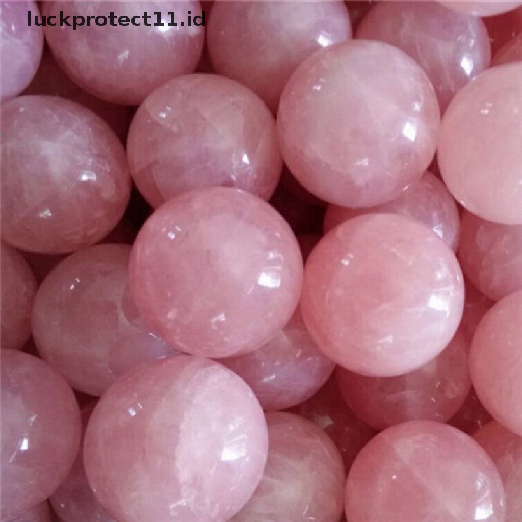 //HG&amp;ID// 1pc Healing Crystal Natural Pink Rose Quartz Gemstone Ball Divination Sphere 20mm .