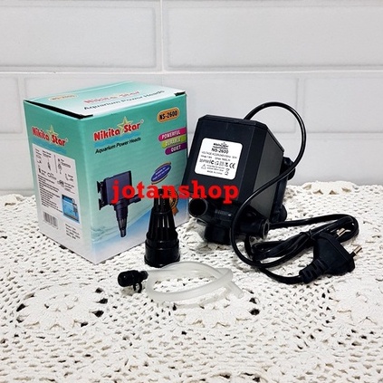 NIKITA STAR NS 2600 NS2600 Power Head Mesin Pompa Aquarium Aquascape kolam hidroponik