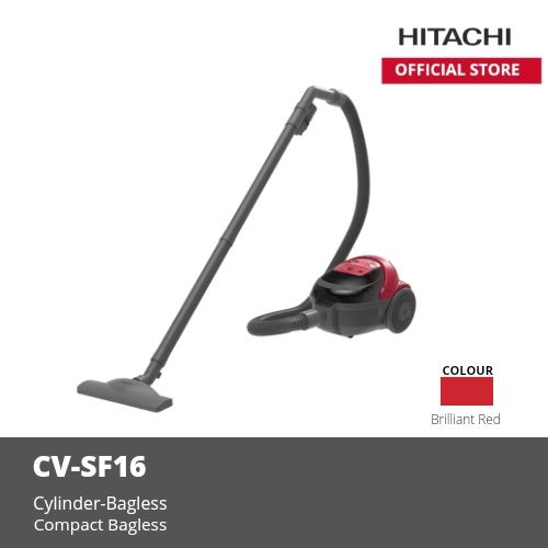 VACUM CLEANER HITACHI CV-SF16  RED Bagless