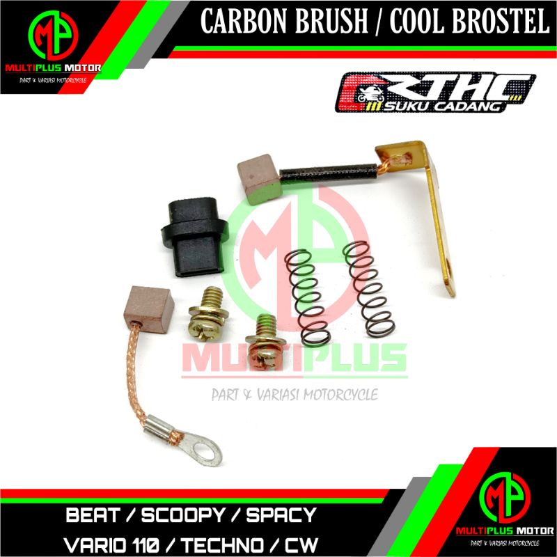 Cool Col brostel Arang areng dinamo stater starter Carbon brush,BEAT,SCOOPY,SPACY,VARIO 110,VARIO TE