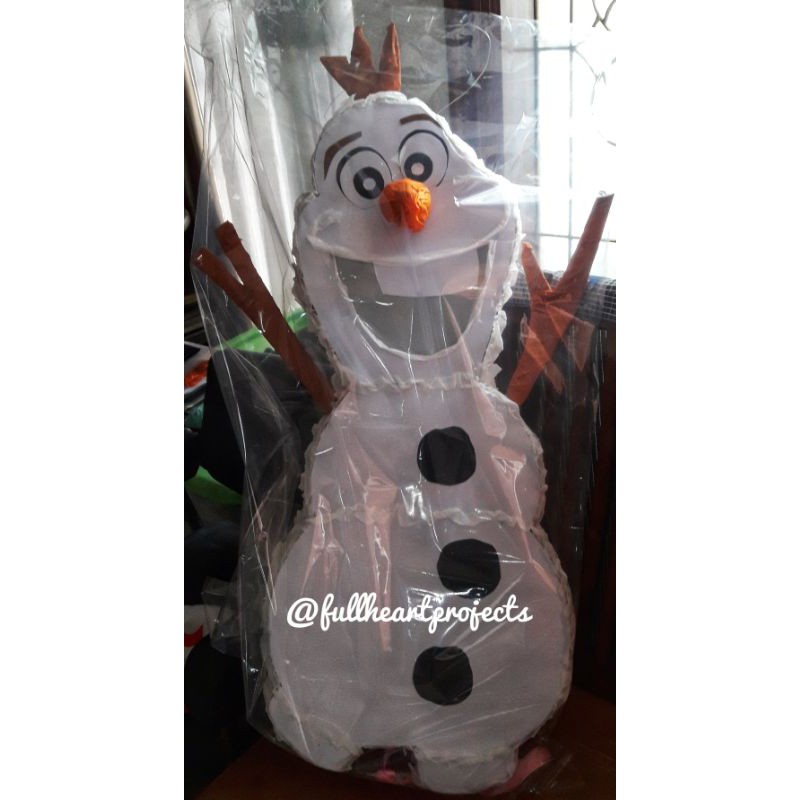 PINATA ULANG TAHUN, PINATA CUSTOM, PINATA PUKUL 3D, PINATA PUKUL, PINATA OLAF, PINATA OLAF FROZEN