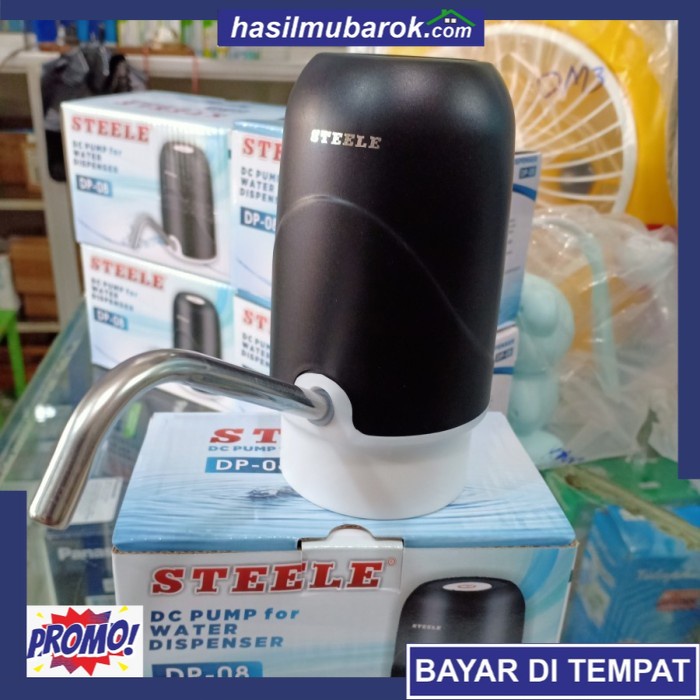 Promo POMPA GALON AIR MINUM ELEKTRIK STEELE DP08