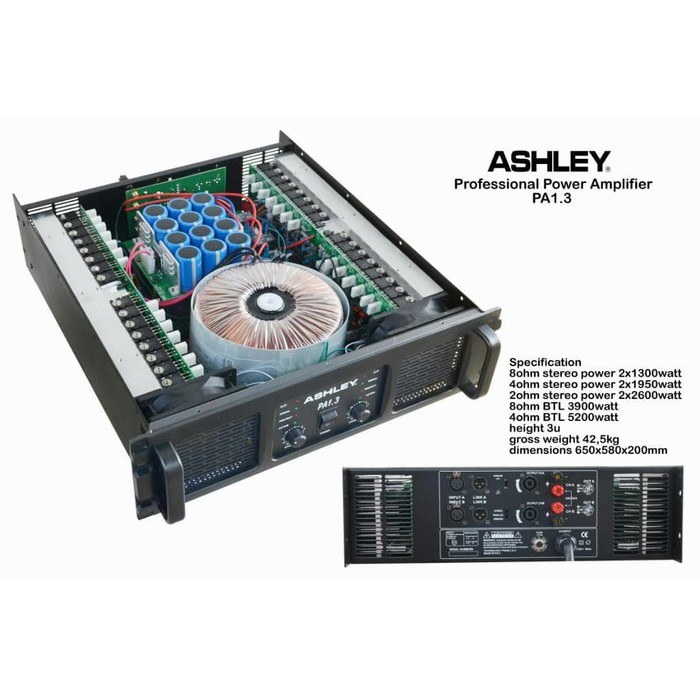 POWER AMPLIFIER ASHLEY PA 1.3 ( ORIGINAL )