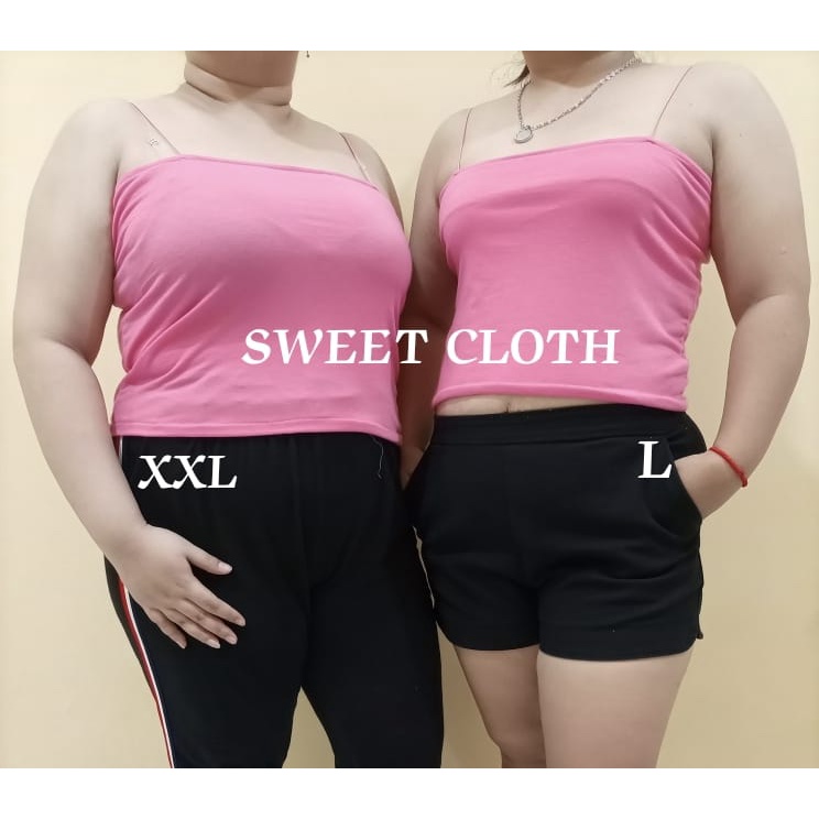 SWEET CLOTH - ALISSA Crop Tank TOP BIG SIZE Atasan Wanita Murah JUMBO