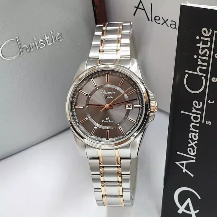 ORIGINAL Jam Tangan Wanita Alexandre Christie AC 8502 / AC8502 Garansi 1 Tahun