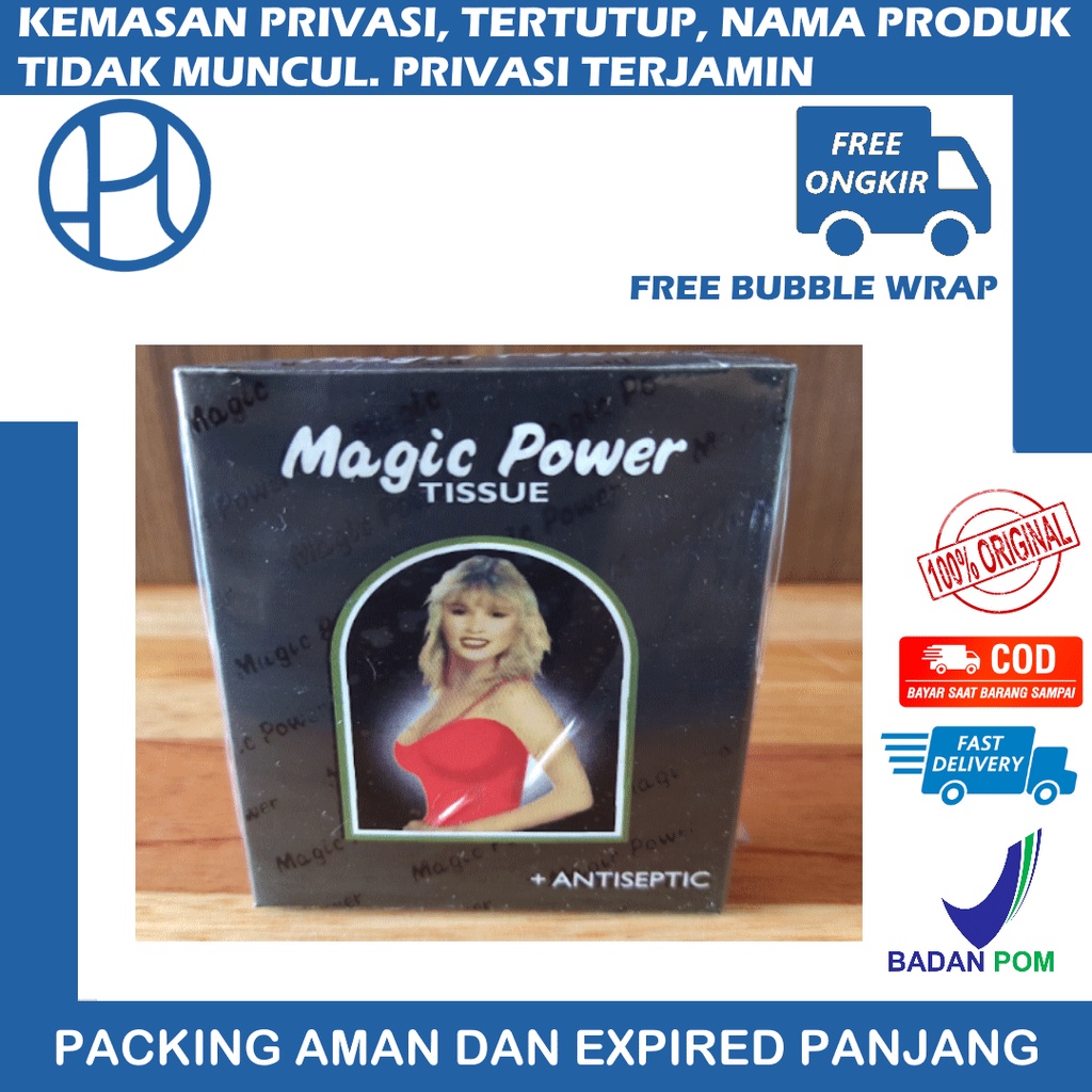 TISSUE MAGIC POWER TISSUE MAGIC ISI 6 SACHET PRIVASI AMAN