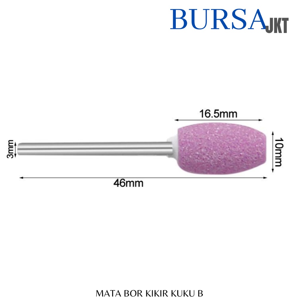 MATA BOR KIKIR KUKU ELEKTRIK MANICURE NAIL ART CUTTER POLISHING BUFFER FILES DRILL BIT ACCESSORIES