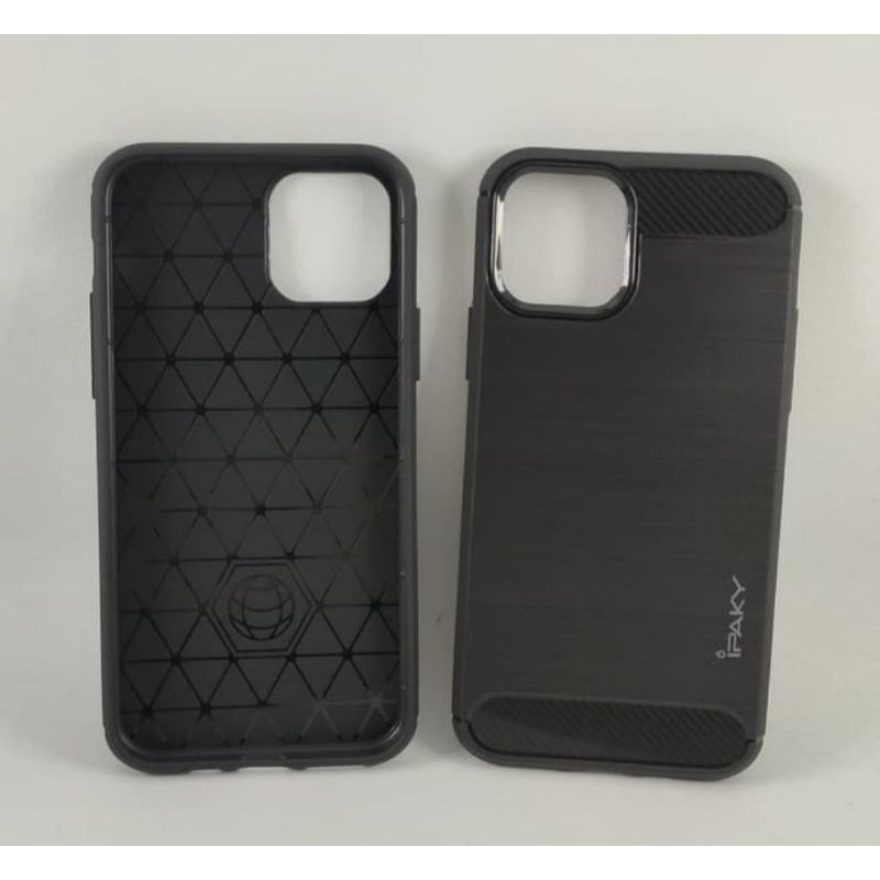 Silicon Case Iphone 11 Pro Max 11Pro 11ProMax ProMax 5.8 6.1 6.5 Softcase iPAKY Carbon Casing Cover TPU Silikon Soft Jelly elegan pelindung belakang handphone